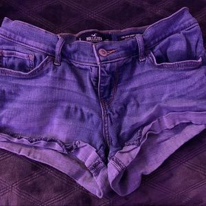 hollister denim shorts